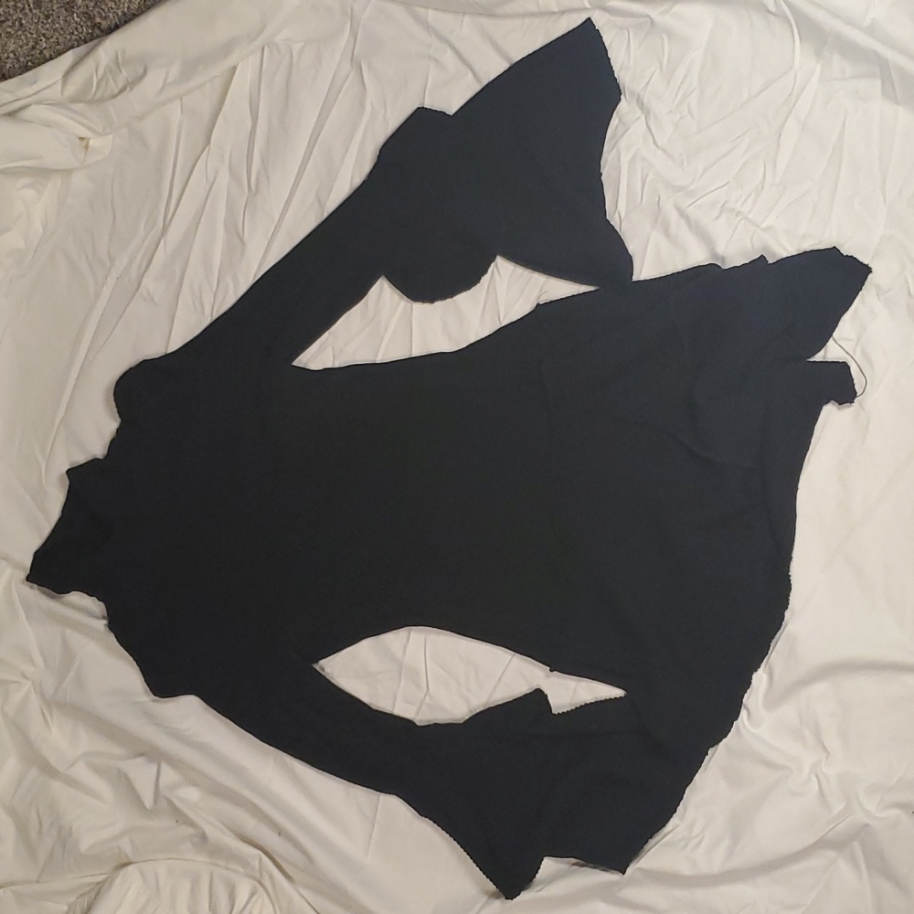 DZ Brand Black Knit Medium Dress